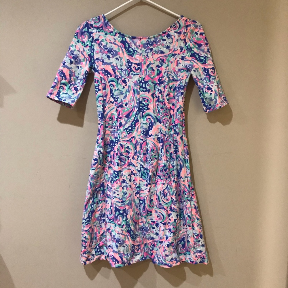 Lilly Pulitzer Celia Dress Fit and Flare size Xs - Picture 2 of 11
